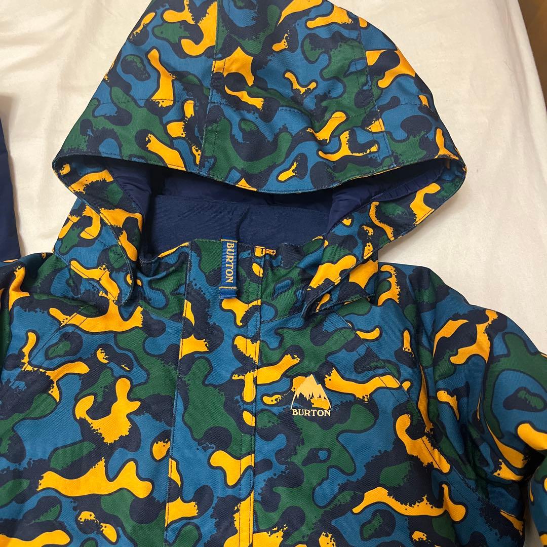 BURTON 子ども用スキーウェア 青 迷彩