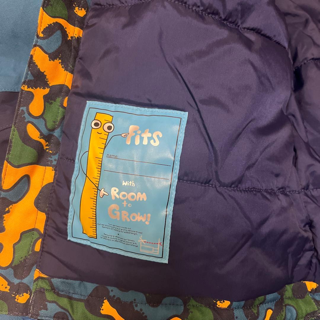 BURTON 子ども用スキーウェア 青 迷彩