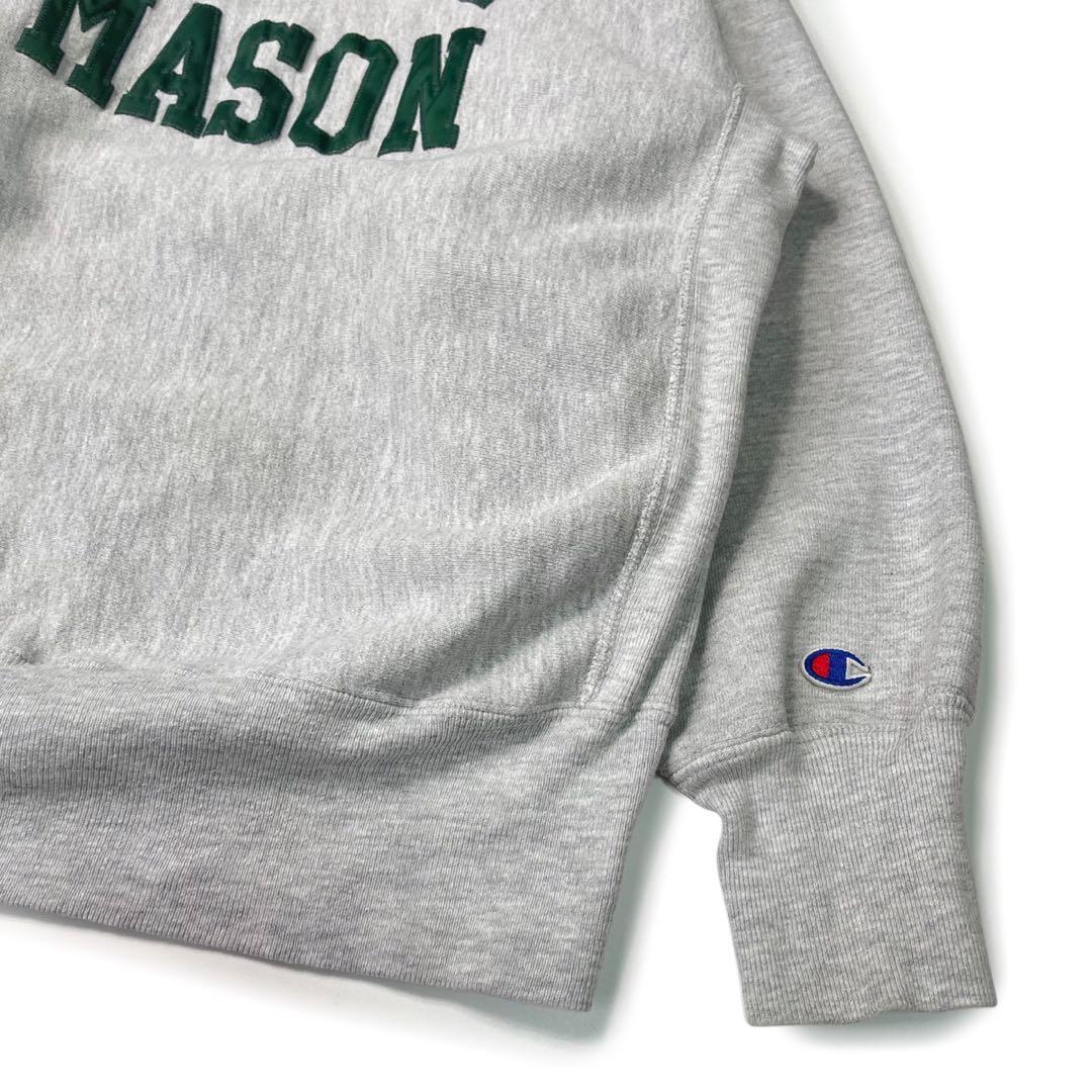 90s Champion USA製 リバースウィーブ ワッペン カレッジ 2段
