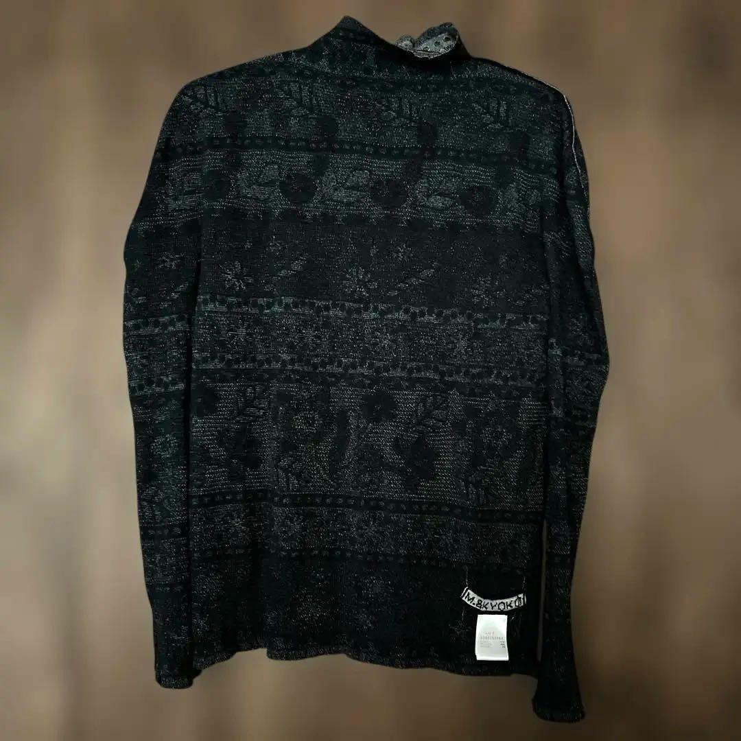 M.&KYOKO エムアンドキョウコ　トップス ハイネック　グレー系　春秋