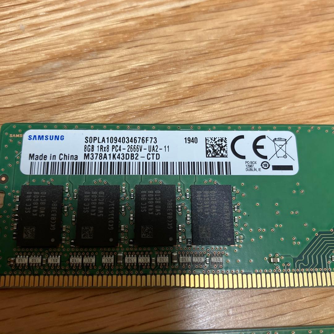 8GB✖️3枚　デスクトップPC用　PC4-2666V-UA2-11