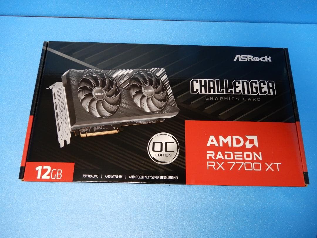 ASRock Radeon RX7700XT 12GB OC 新品未開封