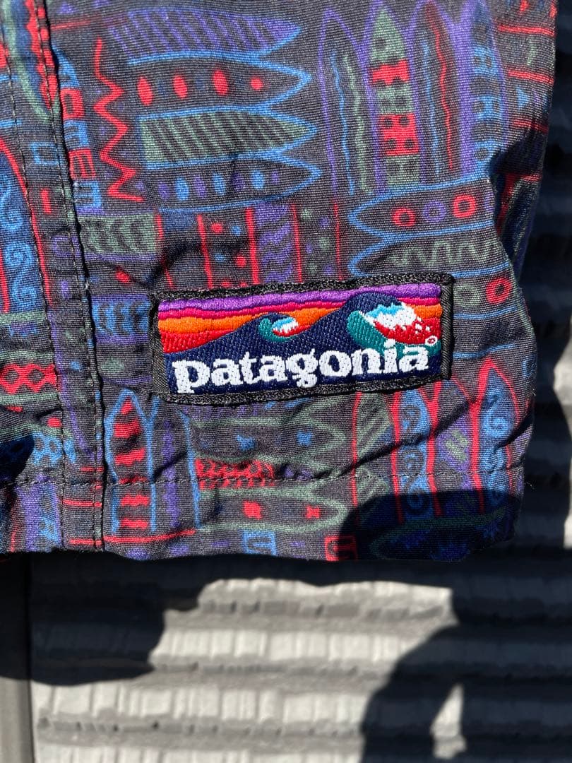 Patagonia 90'sヴィンテージ　波タグリバーショーツ　Mサイズ