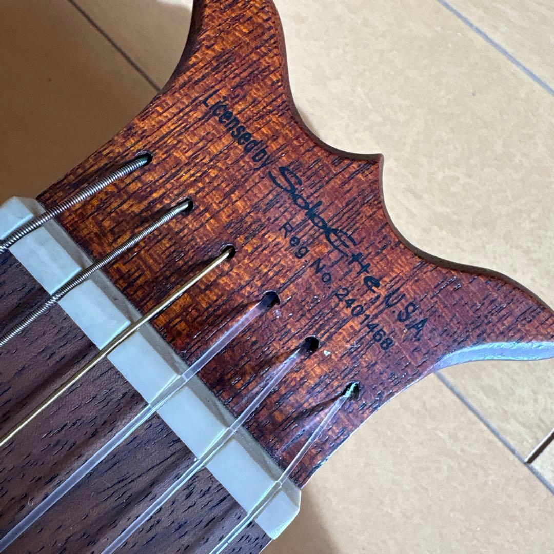 ARIAアリア シンソニードギターケース　弦付き トラベルサイレントギター