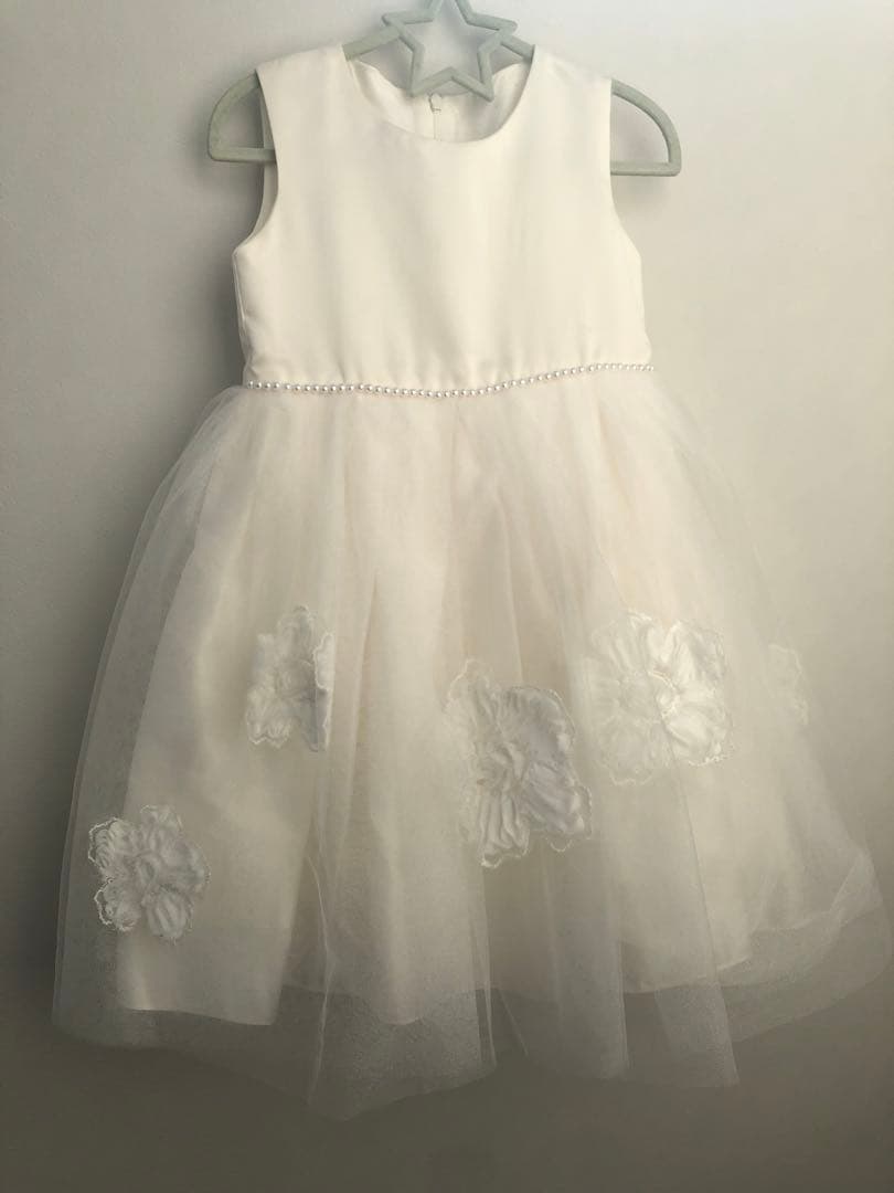 ドレスコ　DRESCCO 白　ドレス 110cm リングガール