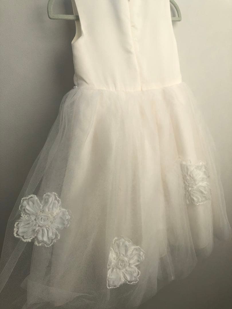 ドレスコ　DRESCCO 白　ドレス 110cm リングガール