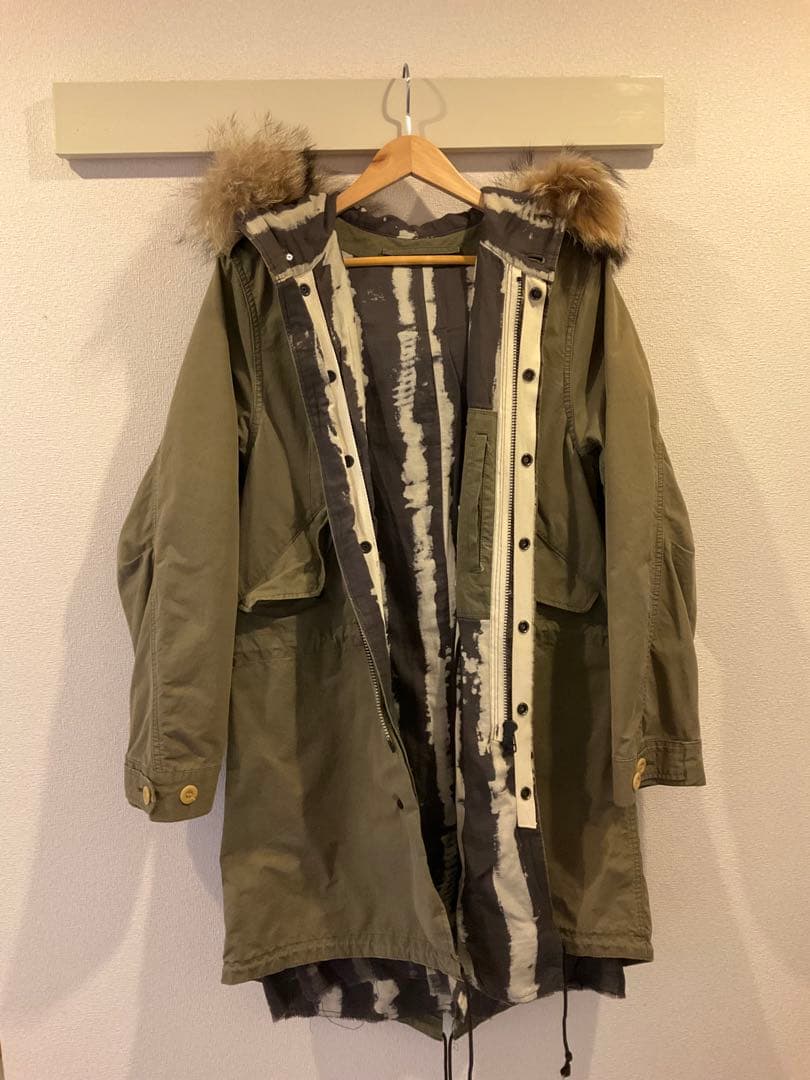 Sasquatchfabrix モッズコート オリーブ