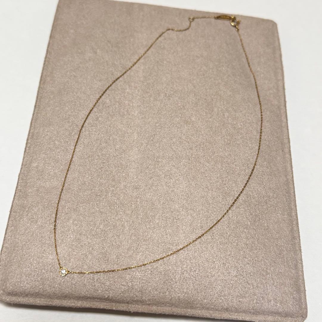 AHKAHヌーディーダイヤ K18 ネックレス