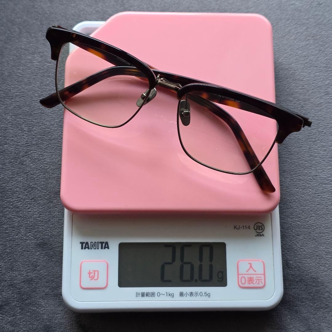 跳ね上げ式 メガネ サーモント ブラウンデミ/アンティークゴールド ノーブランド