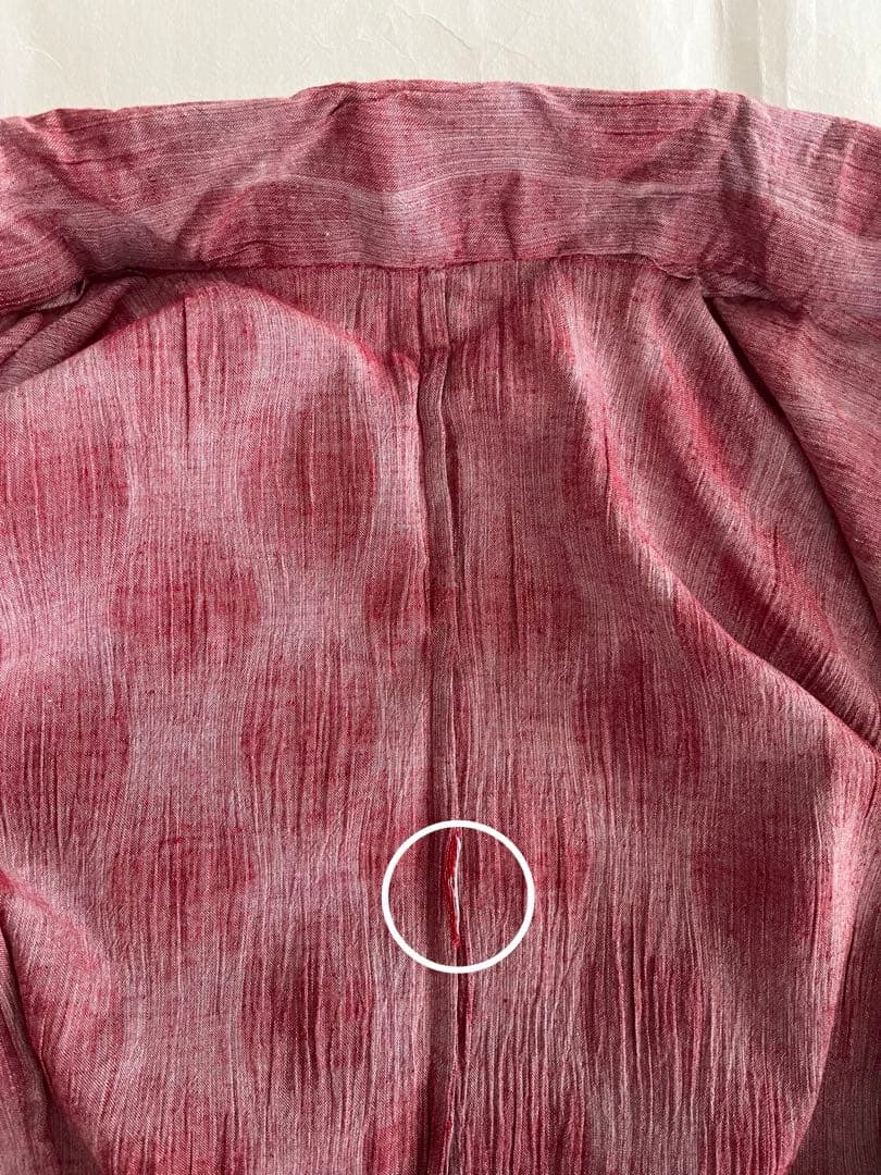 綿麻浴衣✴︎水玉縦しぼ