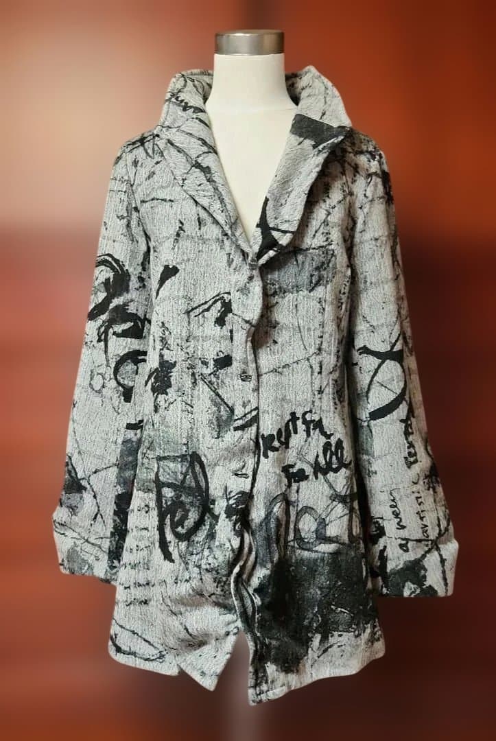 芽風　センソユニコ　手描き風ワイヤー入りジャケット