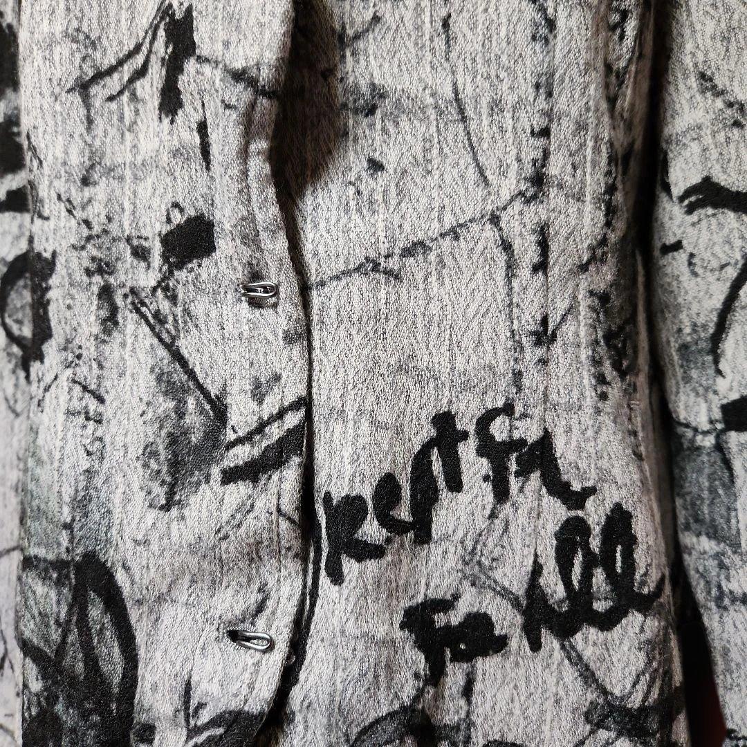 芽風　センソユニコ　手描き風ワイヤー入りジャケット