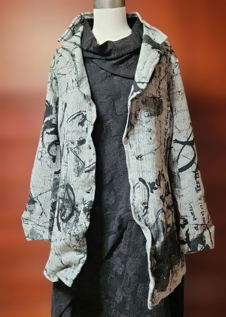 芽風　センソユニコ　手描き風ワイヤー入りジャケット