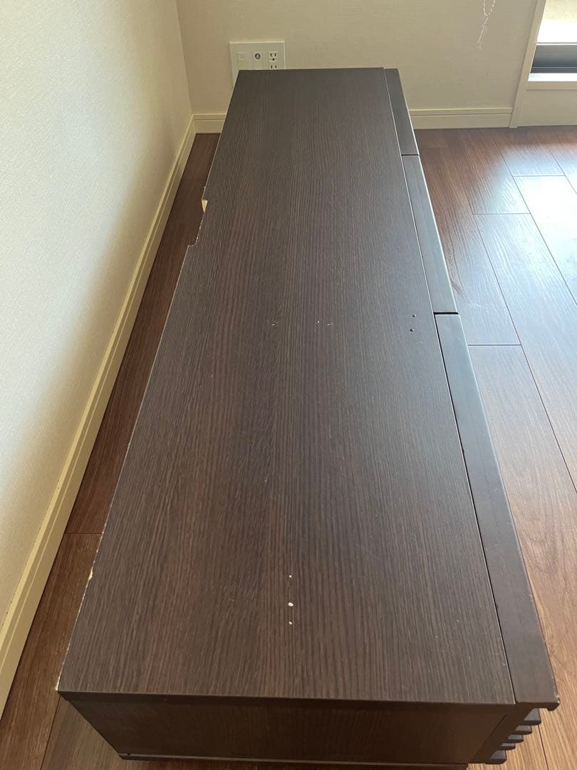 【最終価格】【表面傷あり】ダークブラウン テレビ台　ダリア　150cm幅