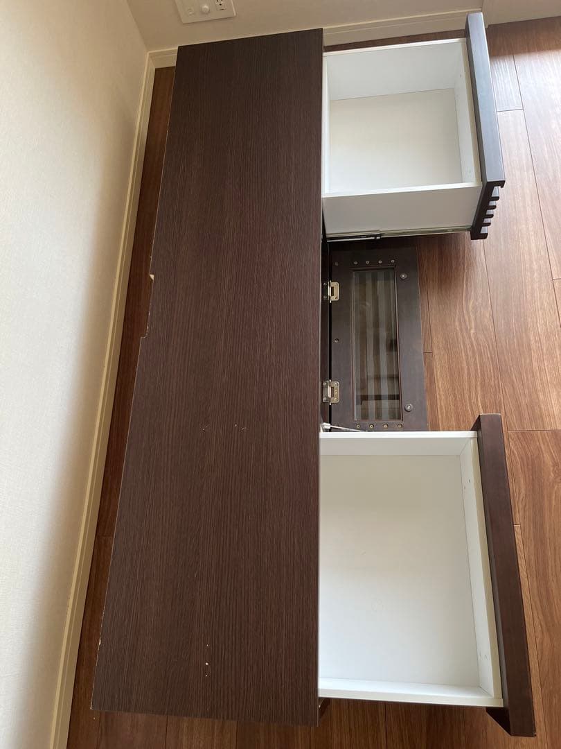 【最終価格】【表面傷あり】ダークブラウン テレビ台　ダリア　150cm幅