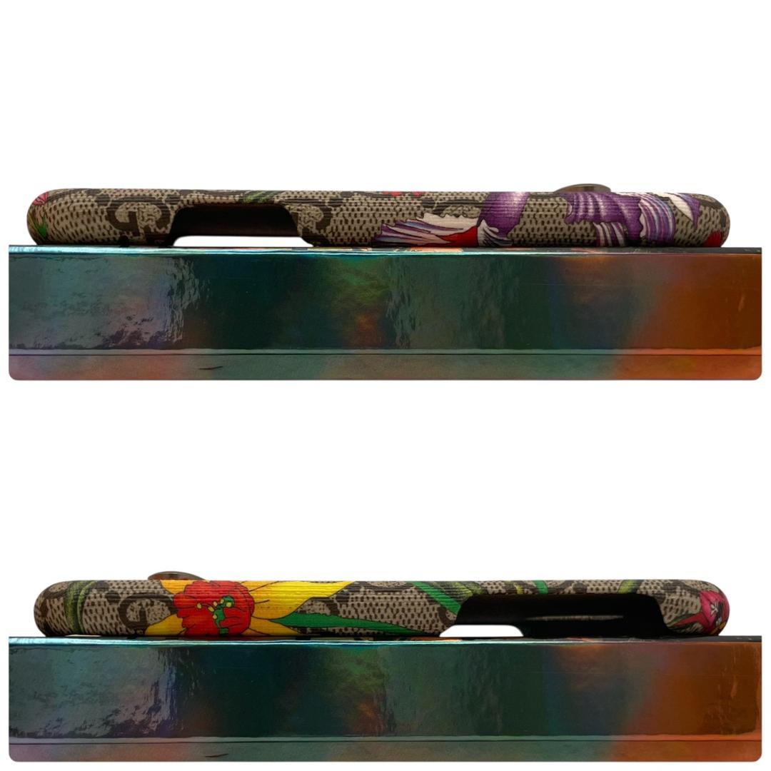 【新品】 GUCCI グッチ iPhoneXケース GG スプリーム フラワー