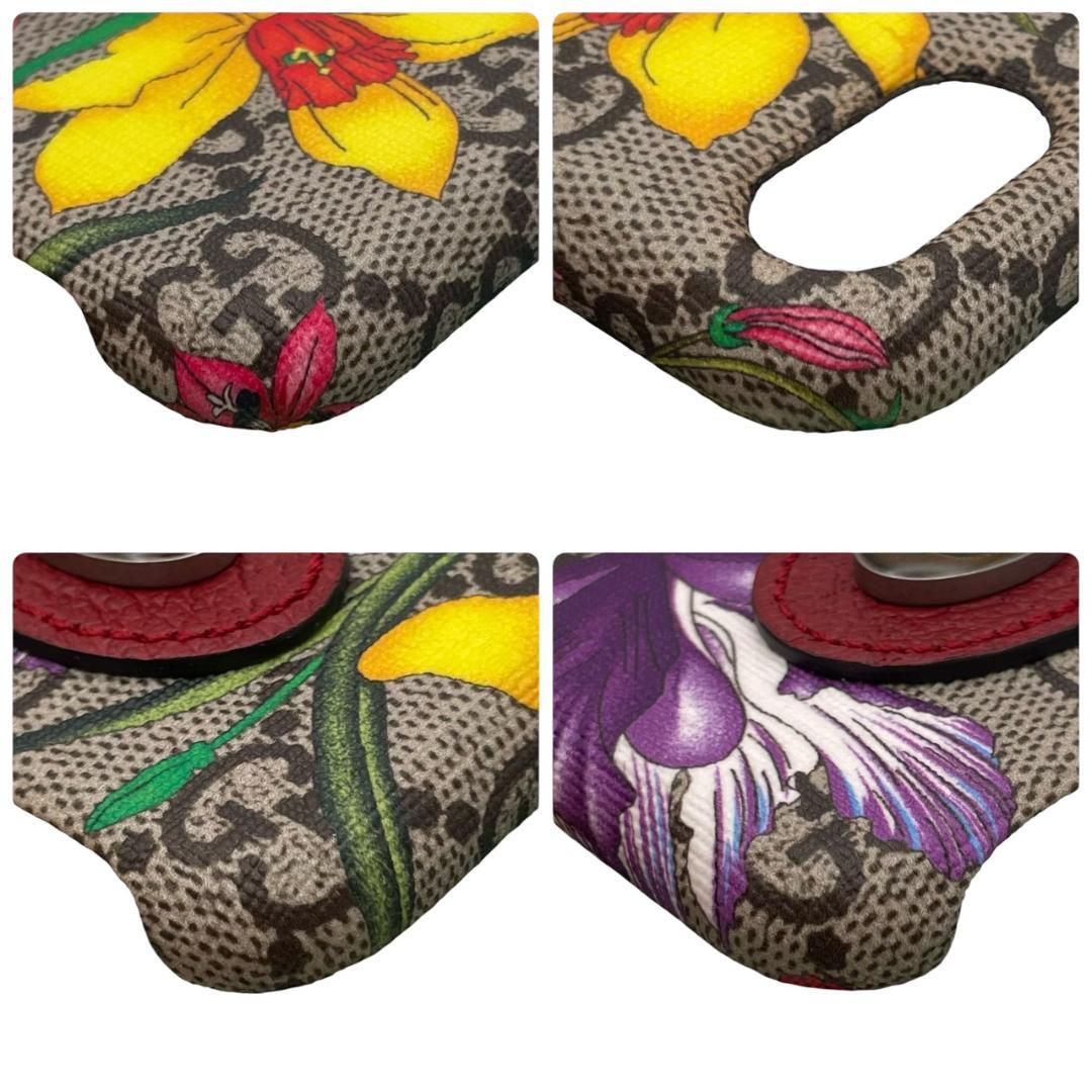 【新品】 GUCCI グッチ iPhoneXケース GG スプリーム フラワー