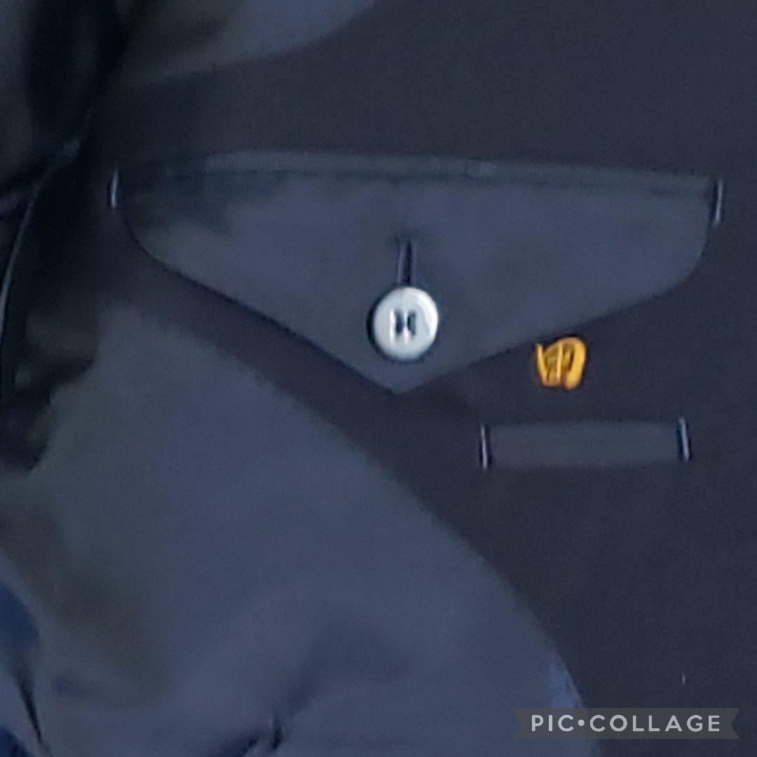 burberrys　金ボタン　モヘア混　2ボタン　A6サイズ　裏地マーク　紺ブレ