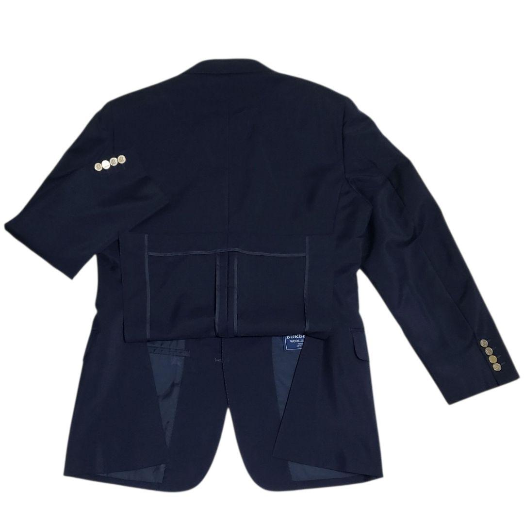 burberrys　金ボタン　モヘア混　2ボタン　A6サイズ　裏地マーク　紺ブレ