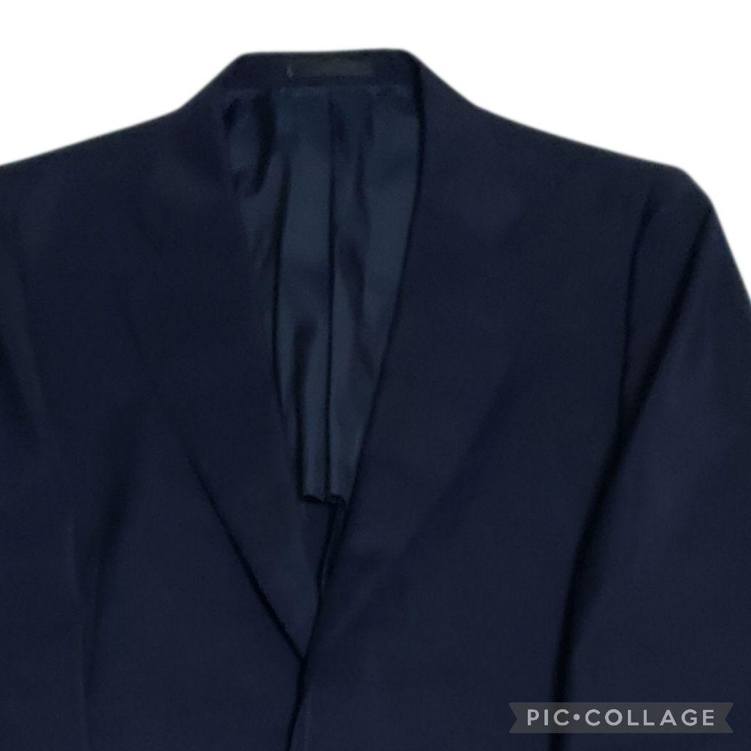 burberrys　金ボタン　モヘア混　2ボタン　A6サイズ　裏地マーク　紺ブレ