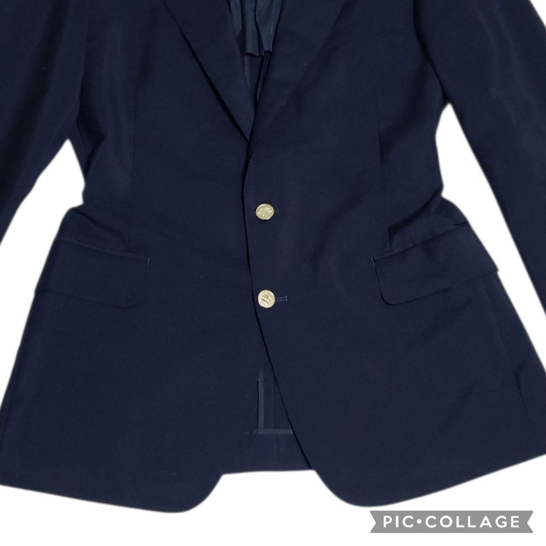 burberrys　金ボタン　モヘア混　2ボタン　A6サイズ　裏地マーク　紺ブレ