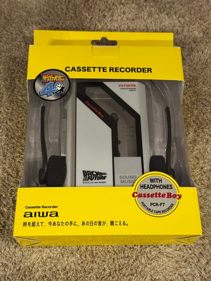 aiwa カセットボーイ PCR-F7 ドンキ 限定品 バックトゥザフューチャー