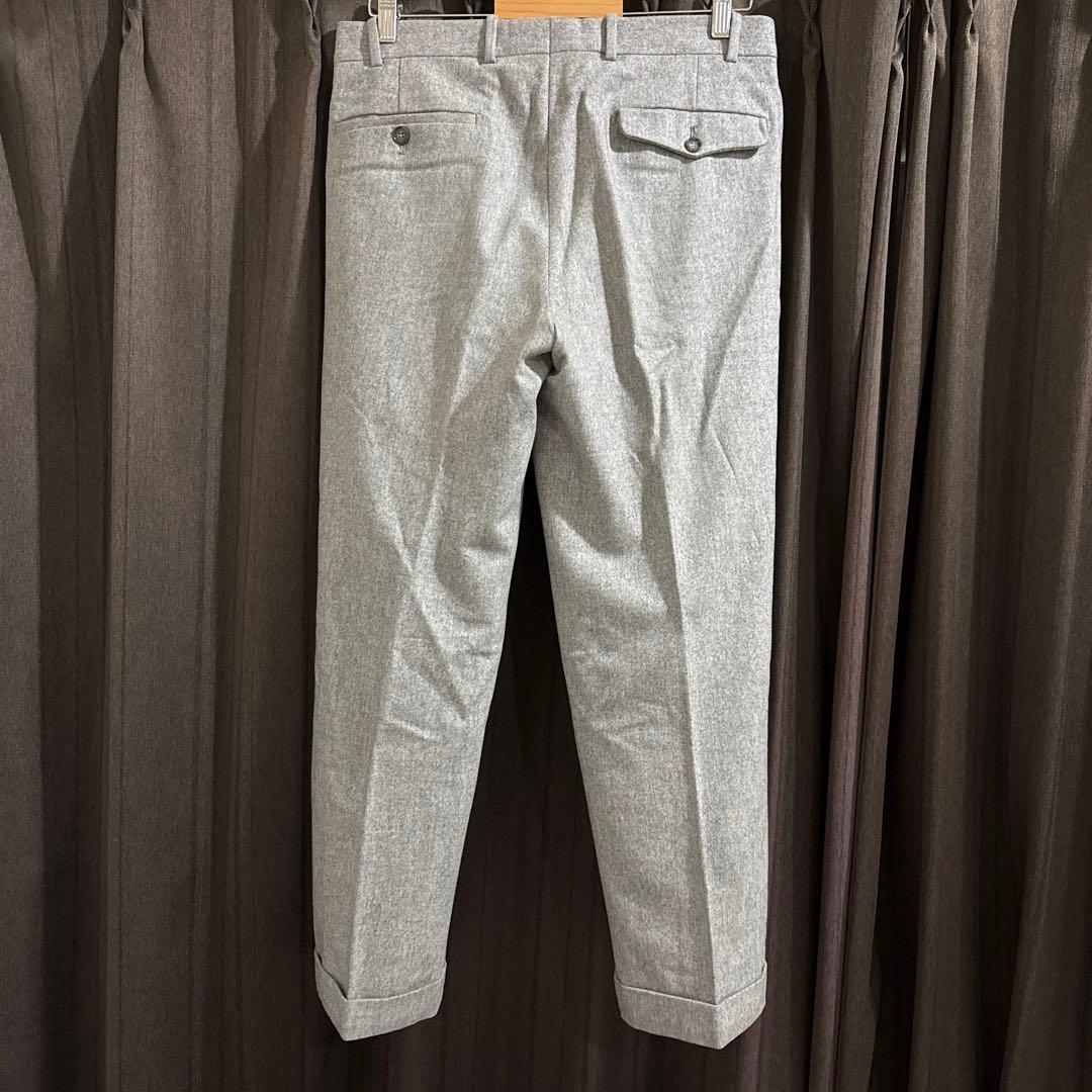 （美品）BERNARD ZINS ベルナールザンス ウールパンツ ライトグレー