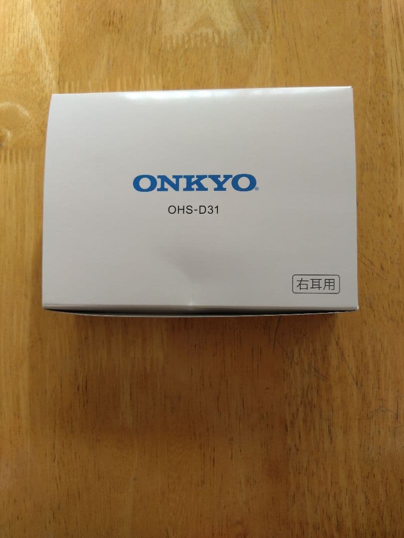 ONKYO　オンキヨー集音器　補聴器　右耳用　電池付き