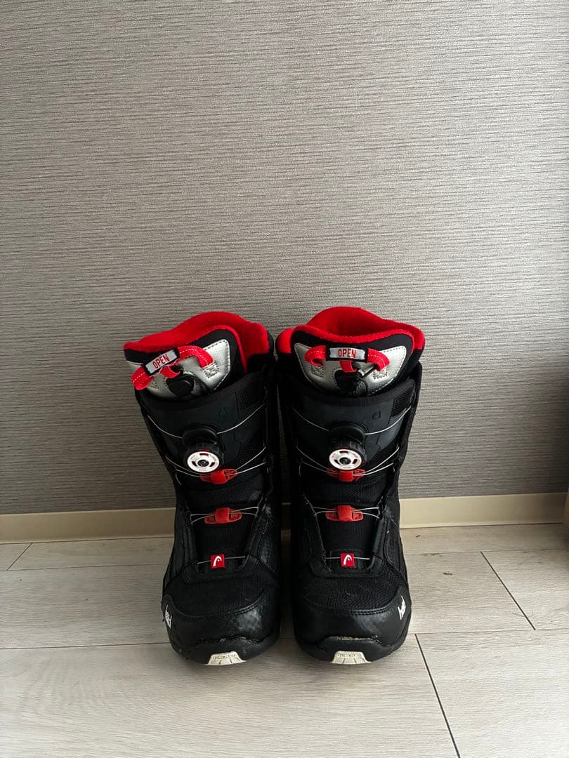 HEAD スノーボードブーツ 黒/赤