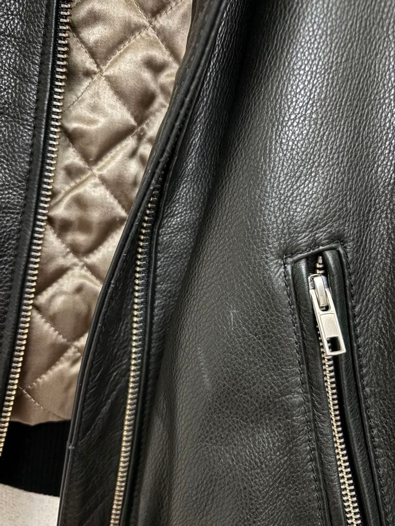 お値下げ⭐︎DIESELディーゼル シングルライダースジャケット⭐︎レザー牛革