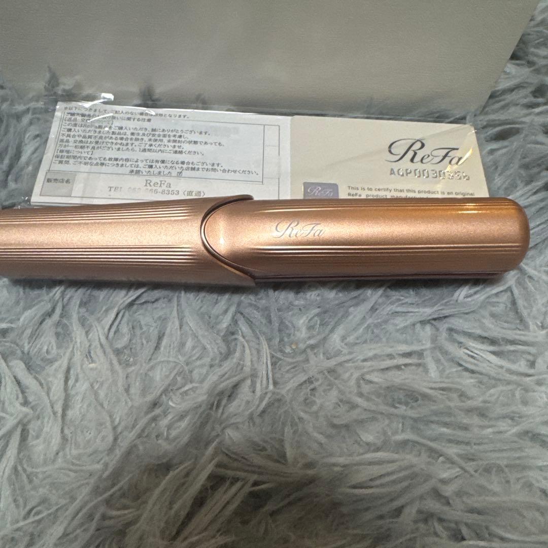 [美品]ReFa 持ち運びヘアアイロン ローズゴールド