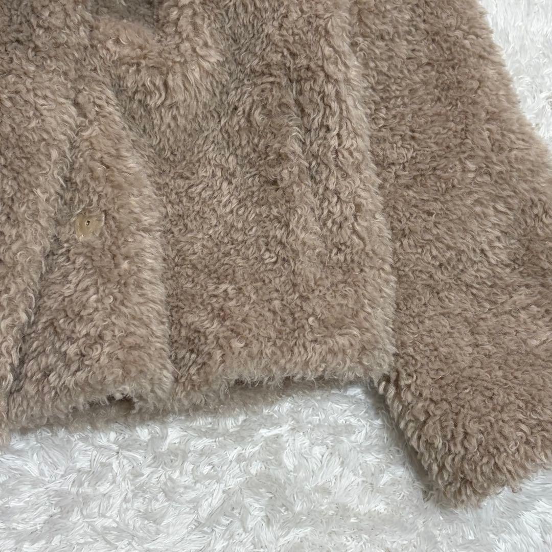 ✨美品✨ HERNO ヘルノ カーリー エコファー ショート ジャケット