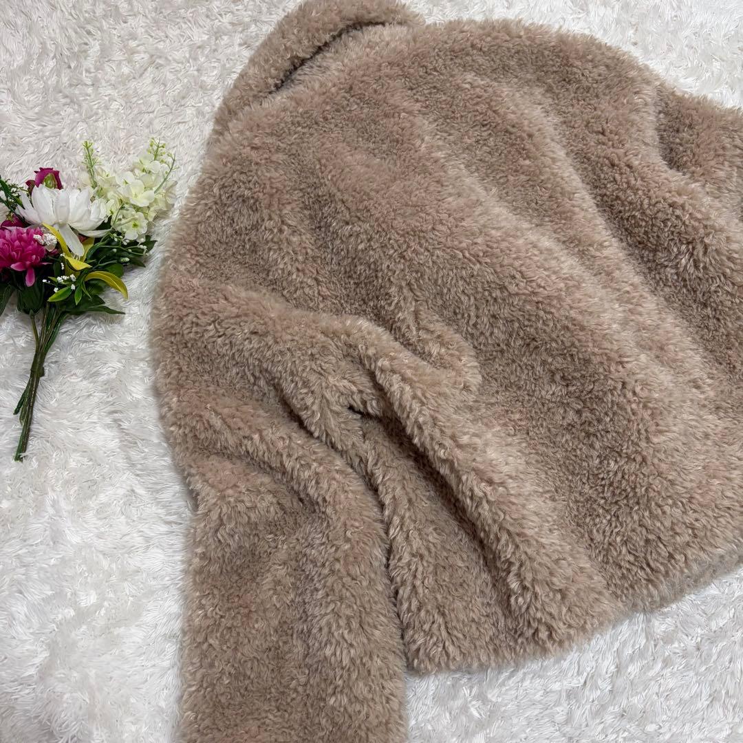 ✨美品✨ HERNO ヘルノ カーリー エコファー ショート ジャケット