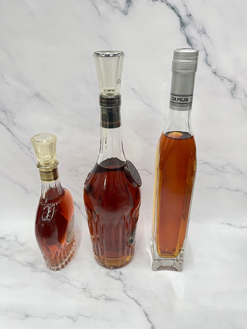 CAMUS カミュ　COGNAC コニャック　ブランデー　3本セット　まとめ売り