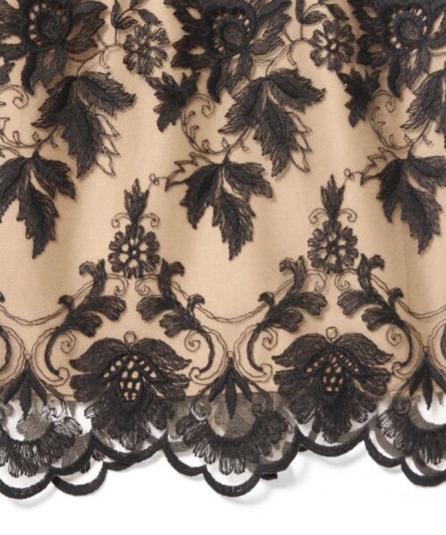 ★極美品★グレースコンチネンタル ダイアグラムタイト刺繍レースワンピース