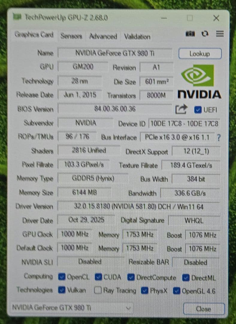 グラフィックボード・グラボ・ビデオカード Palit GTX980Ti