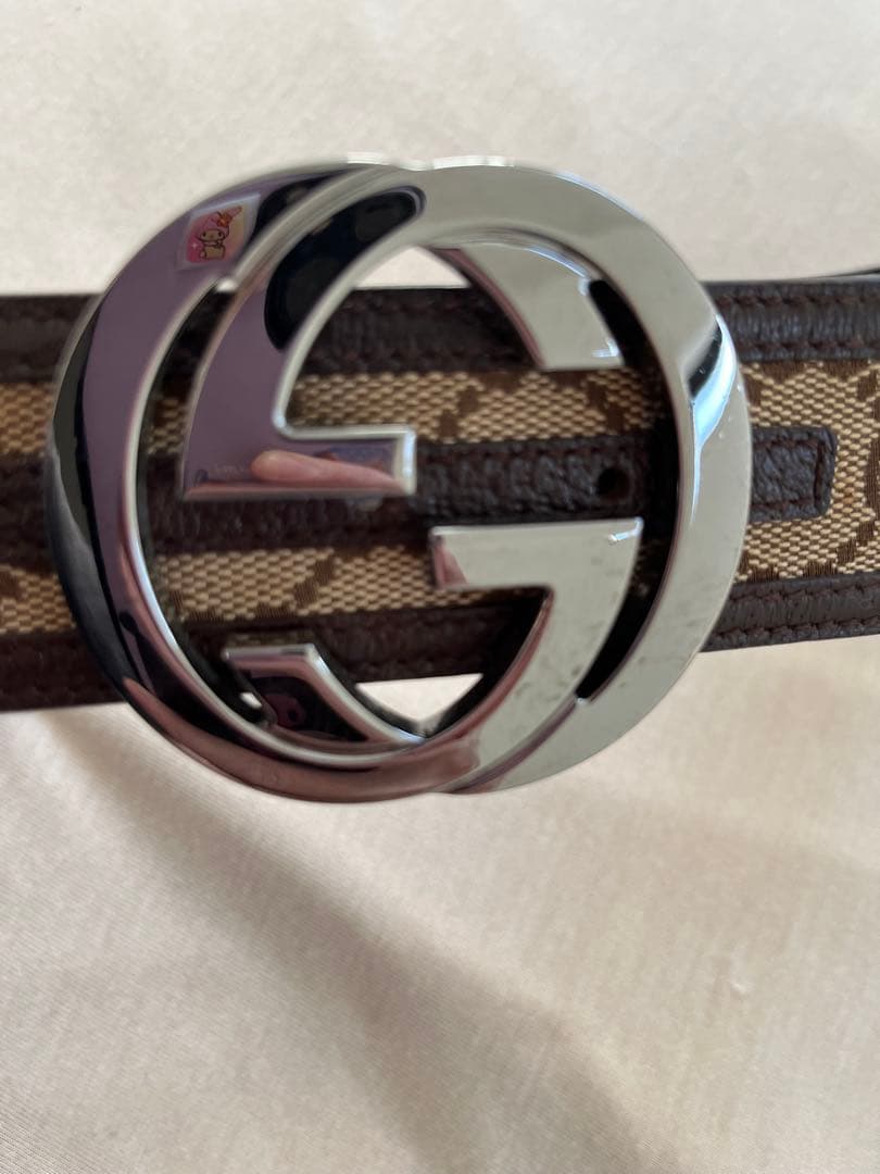 Gucci GGパターン ブラウンベルト