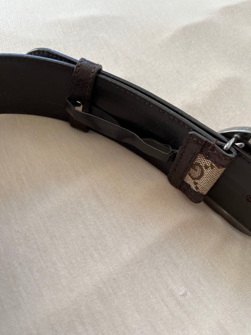 Gucci GGパターン ブラウンベルト