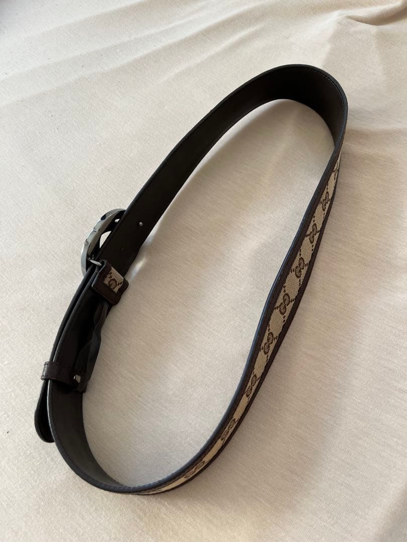 Gucci GGパターン ブラウンベルト