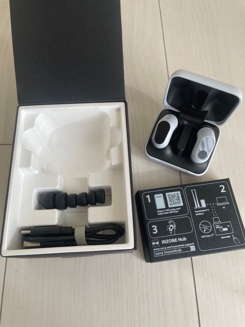 SONY INZONE Buds ワイヤレスイヤホン　ホワイト