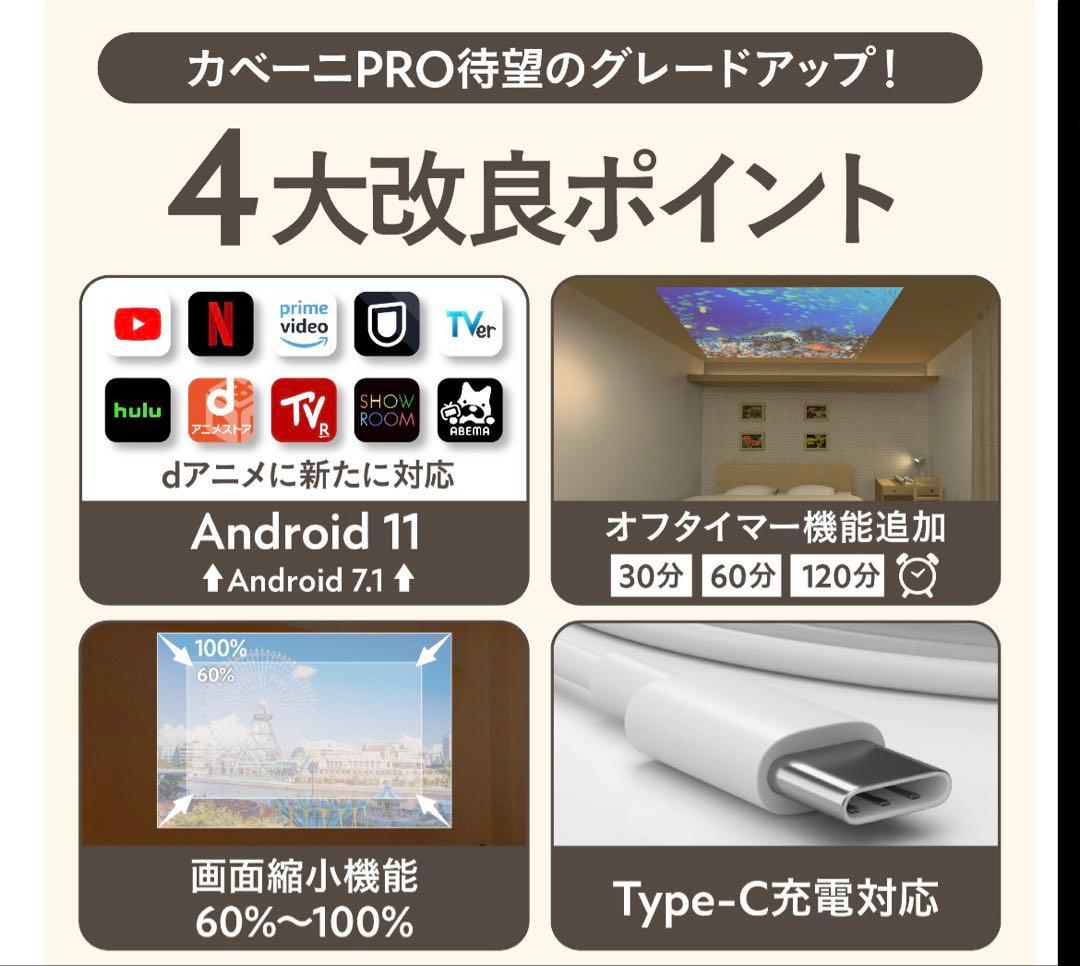 カベーニPRO プロジェクター本体