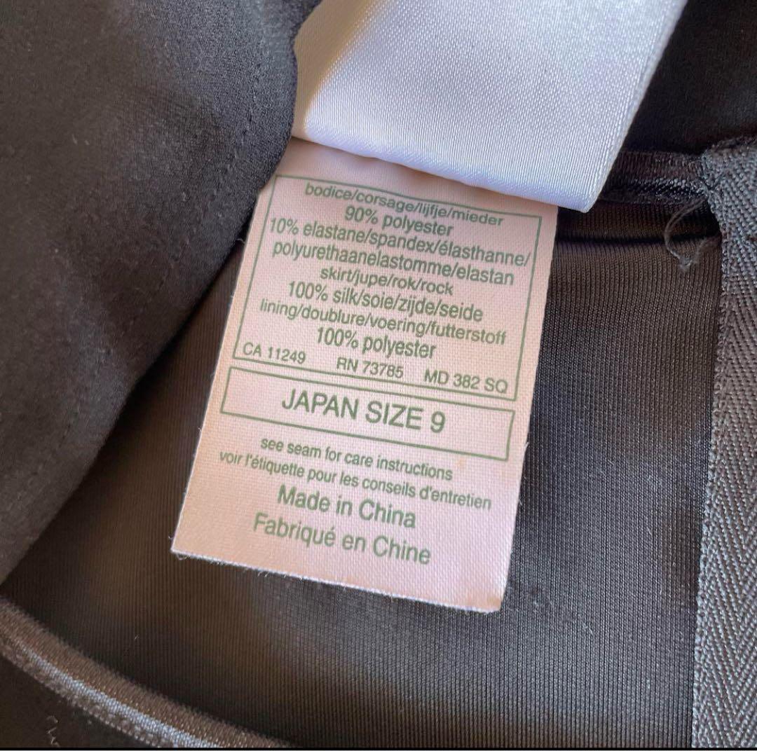 ローラアシュレイ　黒ドレス