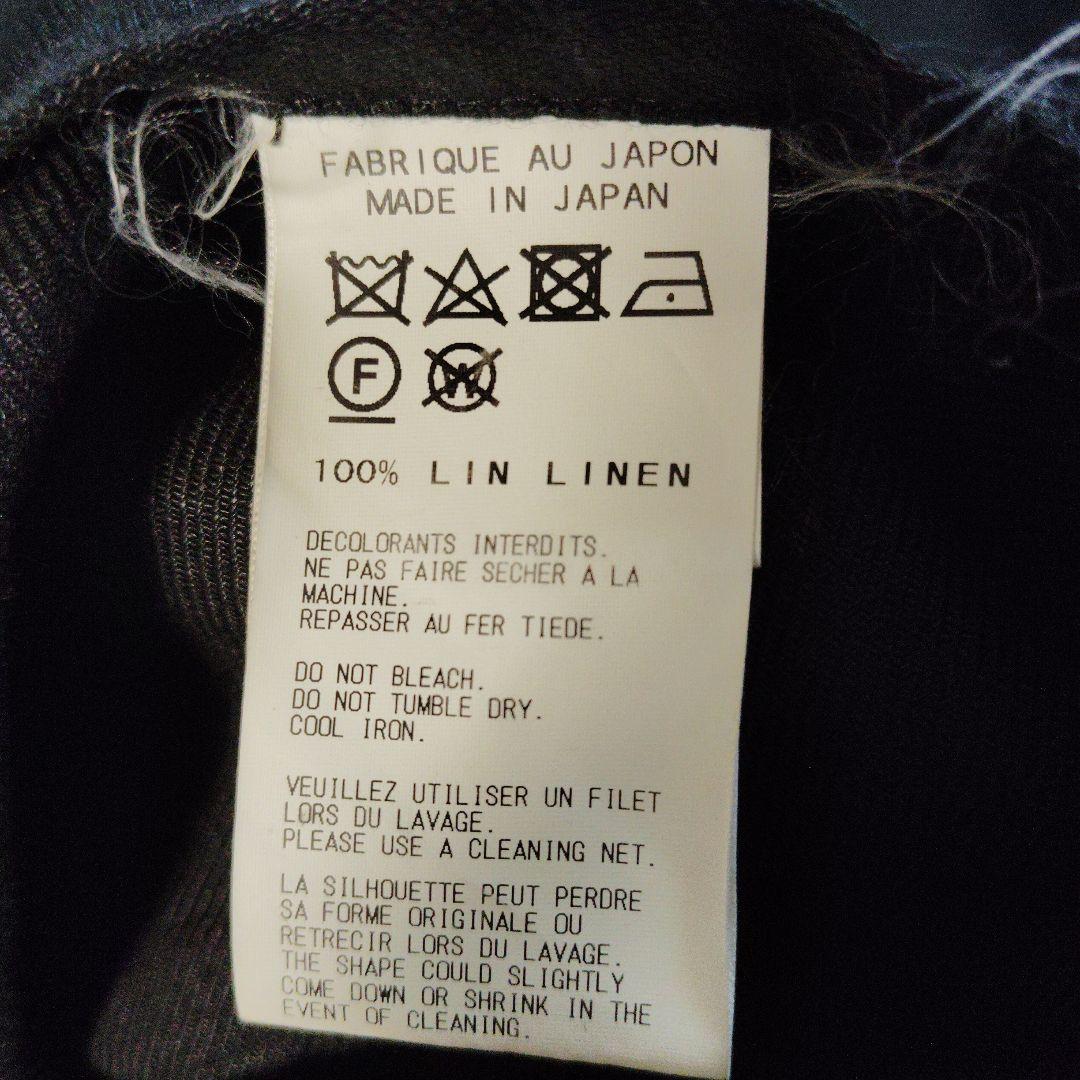 Yohji Yamamoto ブラック 半袖コート サイズ3