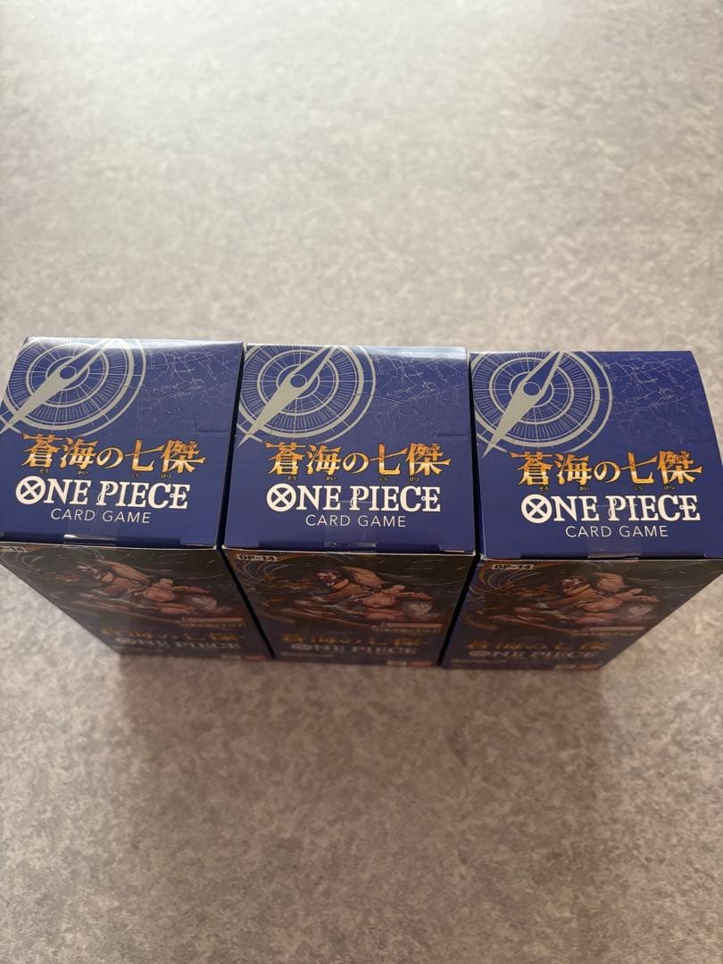 ONE PIECE カードゲーム 蒼海の七傑 3個セット