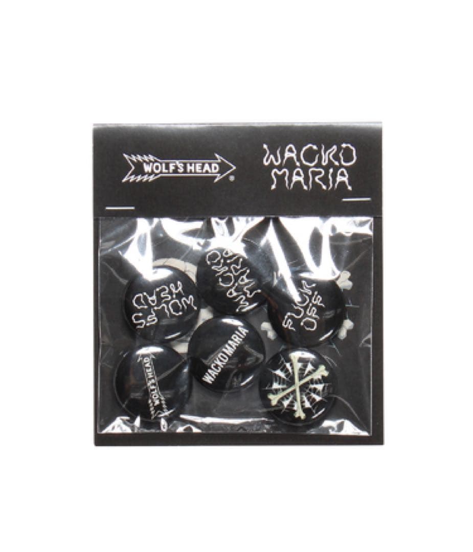 WACKOMARIA x WOLF'S HEAD バッジセット　ウルフズヘッド