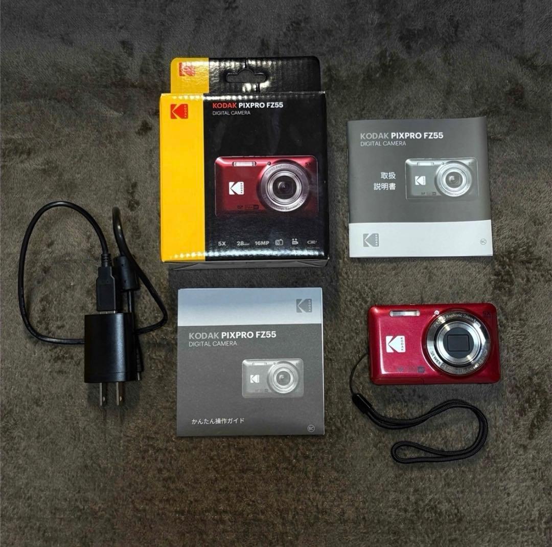 【未使用に近い】Kodak pixpro fz55 red
