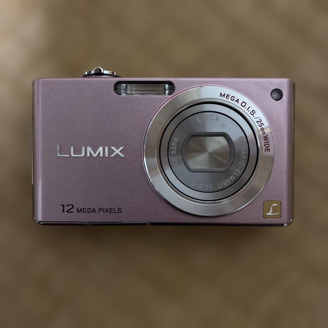 動作確認済 LUMIX 12メガピクセルデジタルカメラ ピンク DMC-FX40