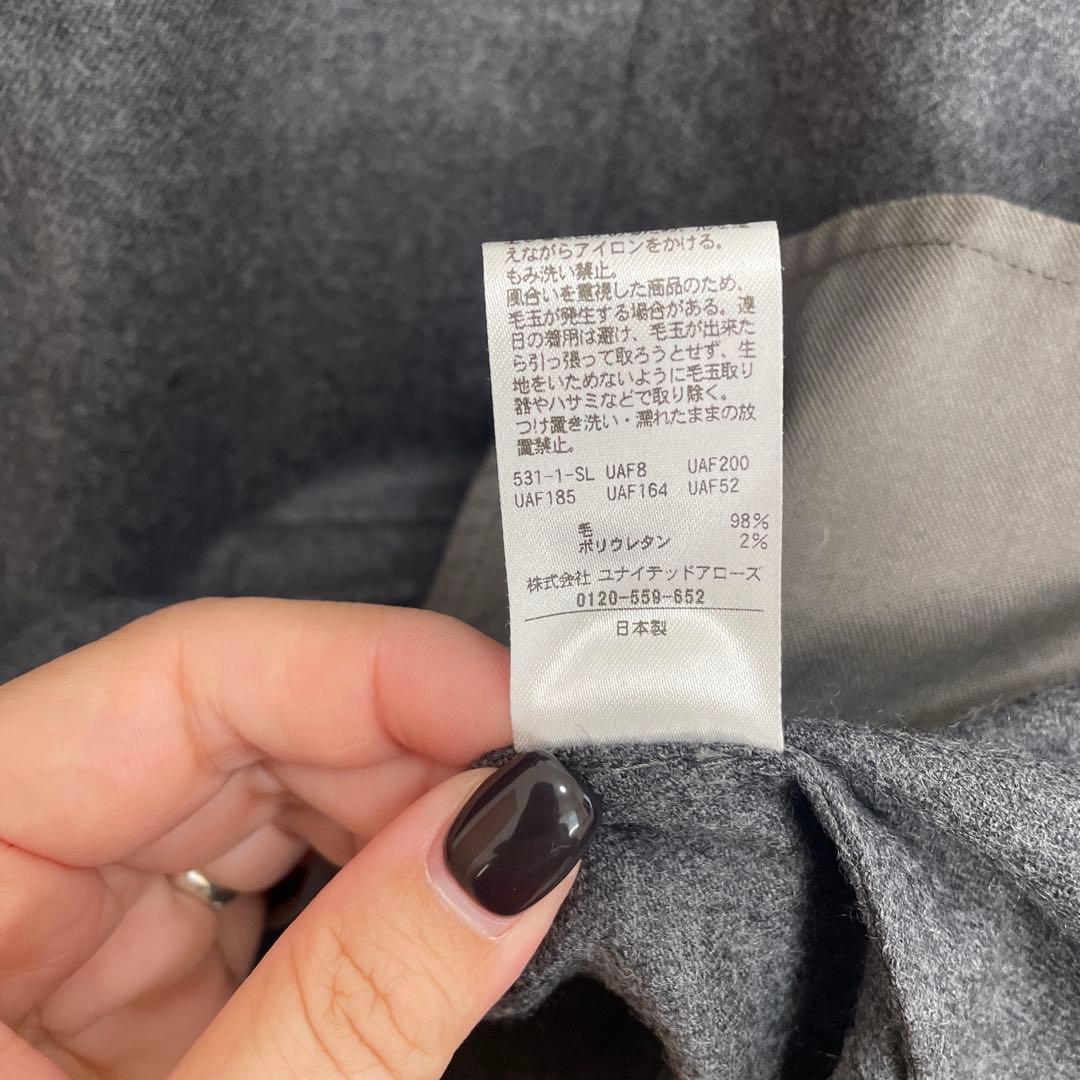 【完売品】【極美品】6(ROKU)Vネック チュニック ウール 日本製