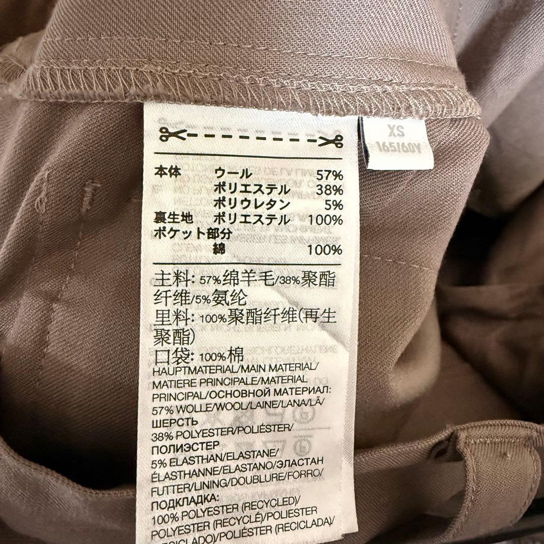 Y-3 ブラウン カーゴパンツ ウール XS