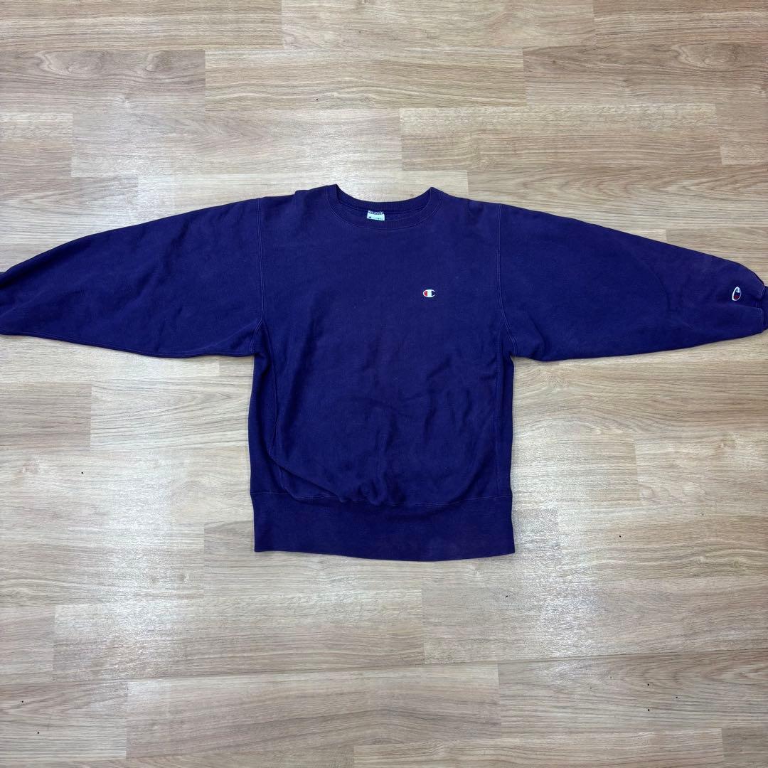 ち*5様 【USA製】刺繍タグ90's リバースウィーブ　目ありラベンダー　パー